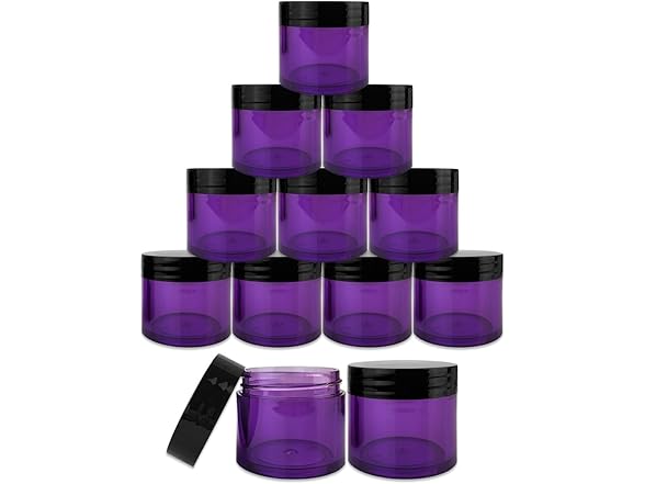 PANA Beauticom Jars with Flat Top Lids