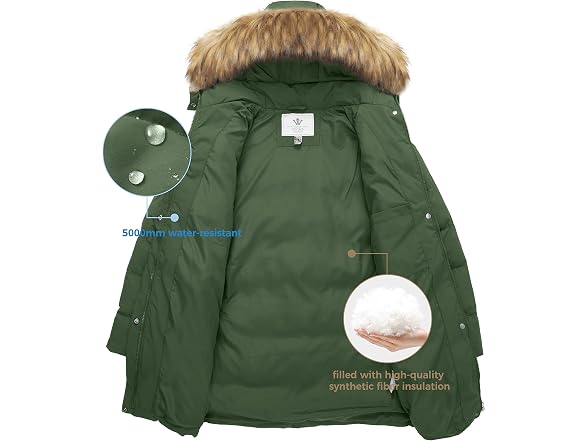 WenVen Women (XL) Puffer Coat