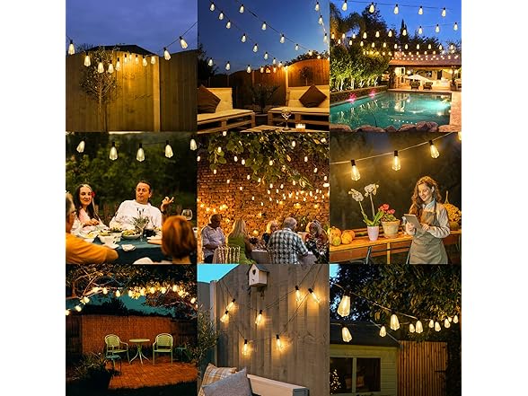 Brightever 50FT Outdoor String Lights