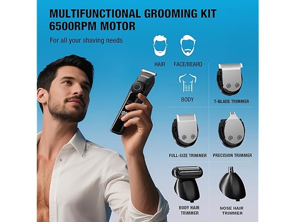 SUPRENT Beard Trimmer for Men