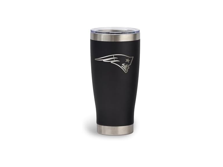 The Memory Company Officially Licensed NFL 20oz Tumbler - Double-Wall Vacuum Insulated Stainless Steel Travel Cup, Laser-Etched Logo Design, Hot & Cold Drinks, Game Day Essentials