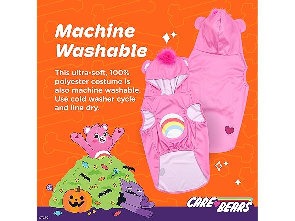 Care Bear for Pets Sleeveles Hoodie Dog Costume
