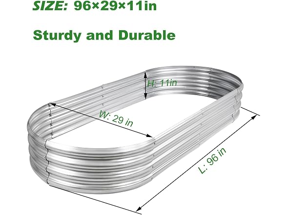 Rakukiri Raised Garden Bed Planter