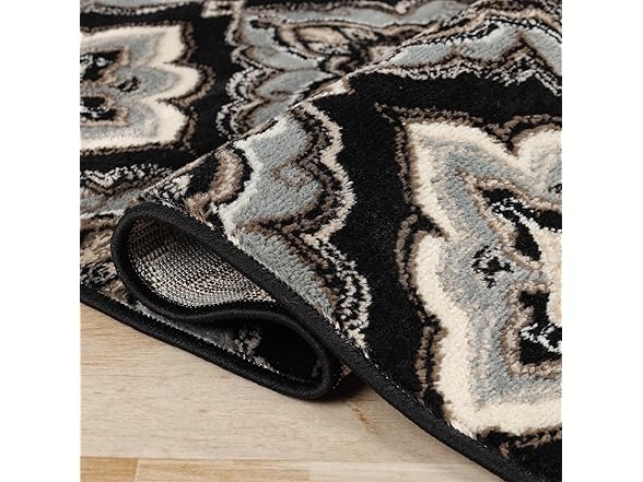 Superior Modern Floral Medallion Indoor Rug, 2'x3'