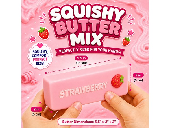 Twilight Squishy Sensory Toys Butter Mix