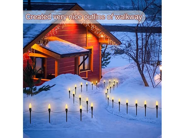 7.5 Inch Christmas Light Stakes, 100 Pcs
