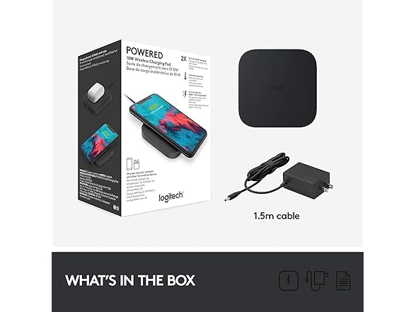 Logitech Powered 10W Wireless Charging Pad