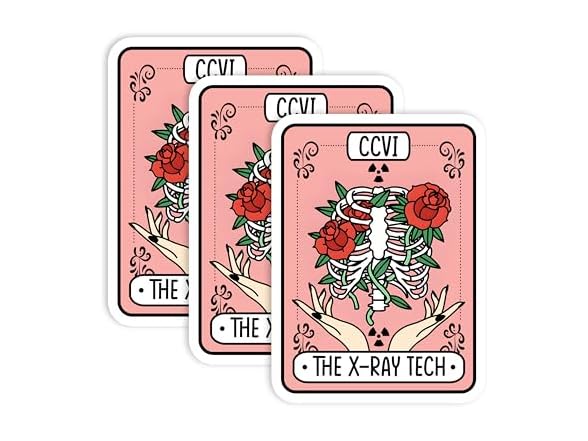 The X-Ray Tech Sticker Floral Stickers