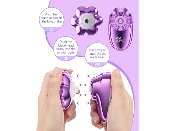 WEQOEE Electric Razors for Women