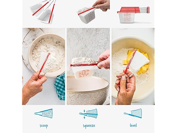 Dreamfarm Levups Self-Levelling Measuring Cup