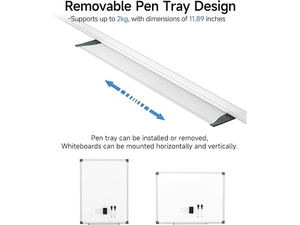 Magnetic White Board Hanging 24" x 18"
