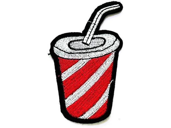 Nipitshop Patches Glass Red Soda