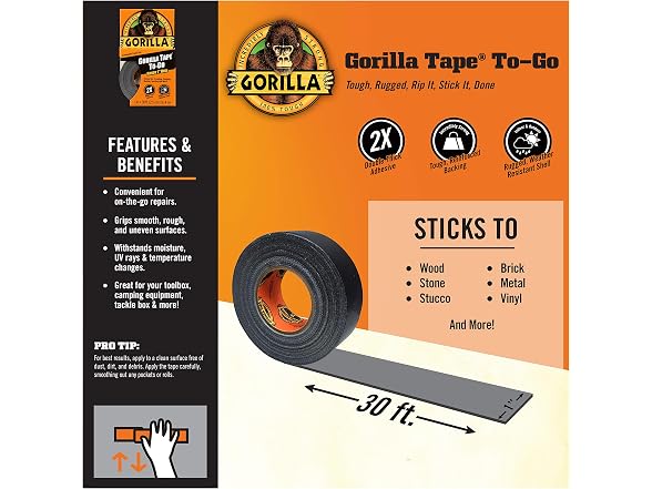 Gorilla Tape, Mini Duct Tape To-Go
