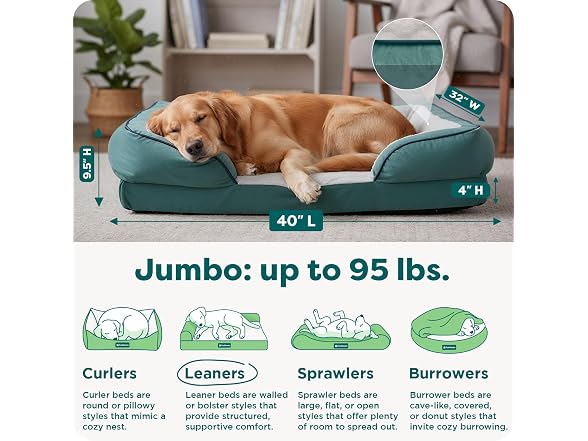 FurHaven Orthopedic Dog Bed, Sofa- Style