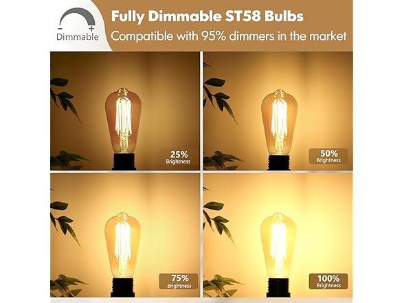 7W Dimmable LED Light Bulbs, 60Watt Equivalent