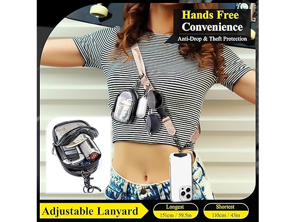 Ominia Adjustable Crossbody Phone