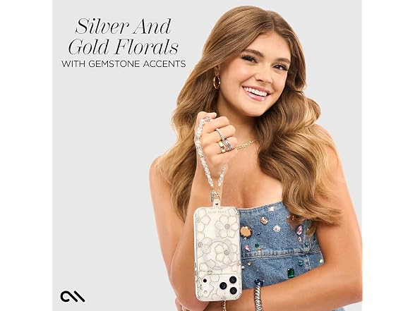Case-Mate iPhone 17 Pro Floral Gems Case