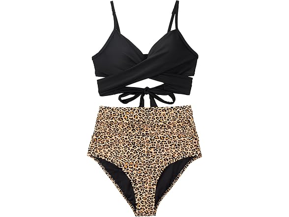 Cupshe Women (S) High Waist Bikini Two Swimsuit