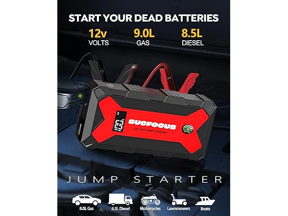 SUCFOCUS Jump Starter | 4000A