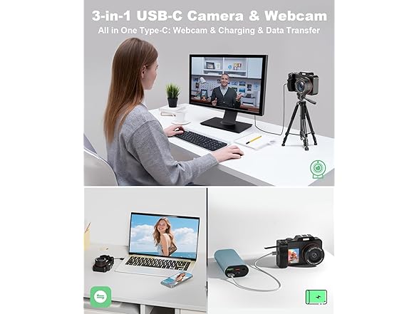 LIYTIFOR 5K Digital Camera for Photography