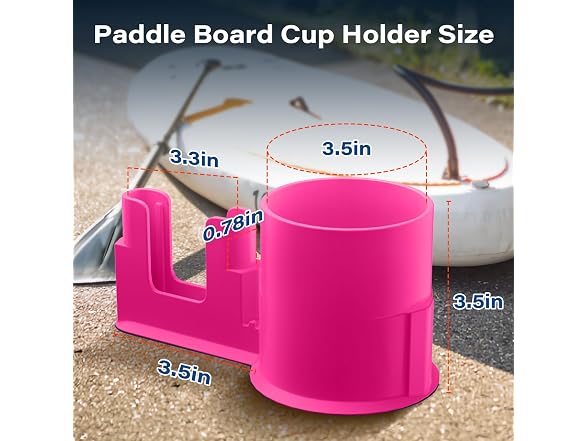Paddle Board Cup Holder Stand Up 2-in-1