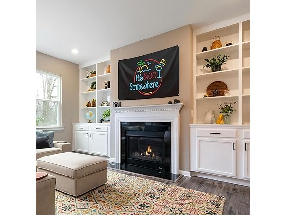 It's 5 O'Clock Flag 3x5 Funny Bedroom