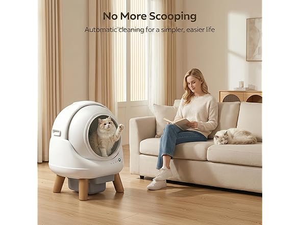 Heldenrol Auto Litter Box White