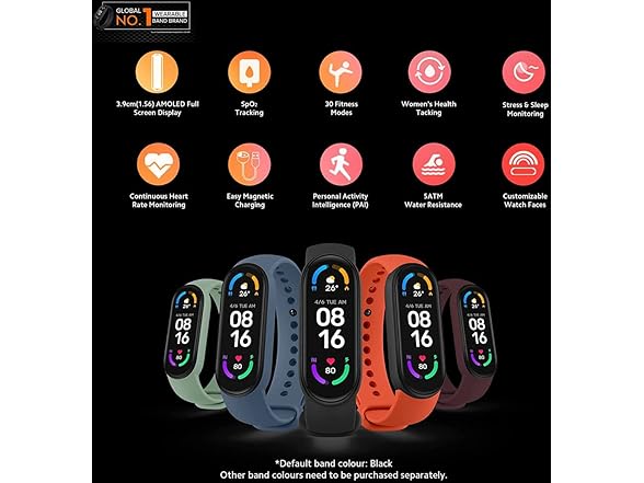 Mi Xiaomi Smart Band 6 Fitness Tracker