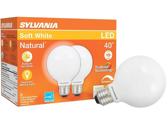Sylvania 40765 - LED4.5G25DIM927F13YTLRP