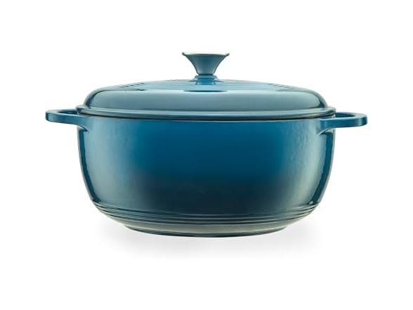 Enameled Cast Iron Dutch Oven, 6 qt., Turquoise