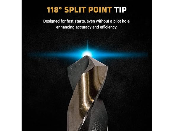 Century 44365 1" Silver and Demming Bit blue