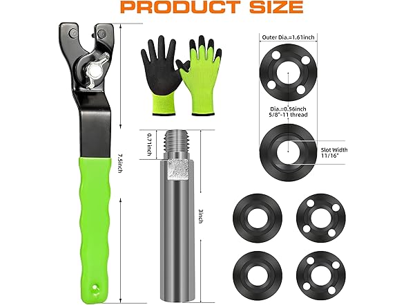 OUBA Angle Grinder Tool Kit