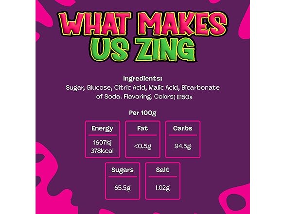 Barnetts Mega Sour Cola 227g