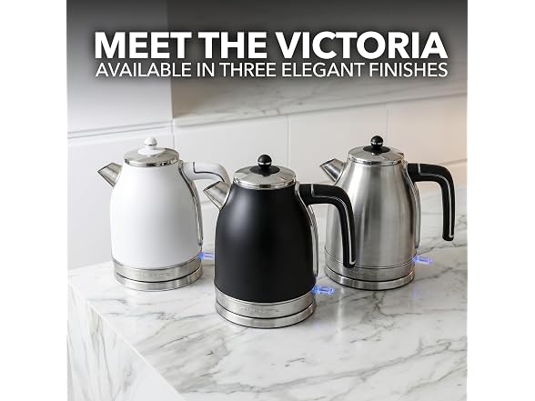 OVENTE 1.7L Stainless Steel Electric Kettle, 1500W Power