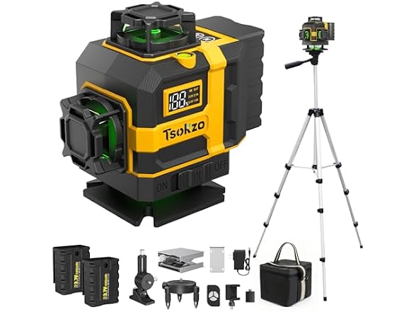 Tsokzo 16 Lines Laser Level with Tripod
