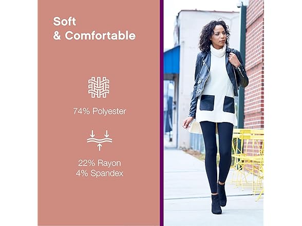 No Nonsense Black Ponte Legging (S)