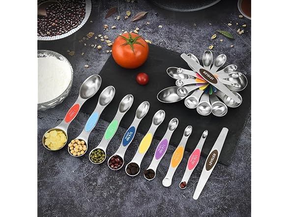 Magnetic Measuring Spoons Set (9-Piece),