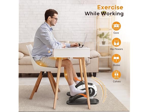 HitGo 2-in-1 Under Desk Elliptical