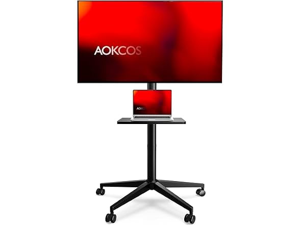 Tall Rolling TV Stand