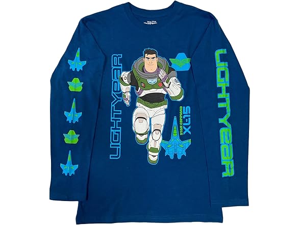 Disney Big Boys Long Sleeve Graphic Tee