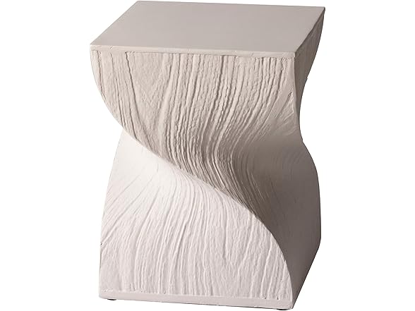 LeisureMod Onyx Fiberstone Side Table