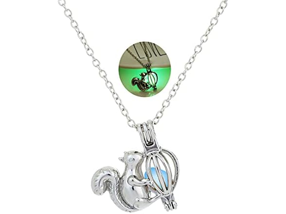 FUTIMELY Squirrel Luminous Necklace