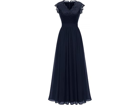 Dressystar Women (XL) V Neck Sleeveless Lace Dress