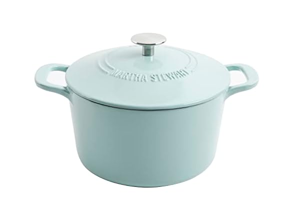 MARTHA STEWART Gatwick 7QT Enamel Cast Iron