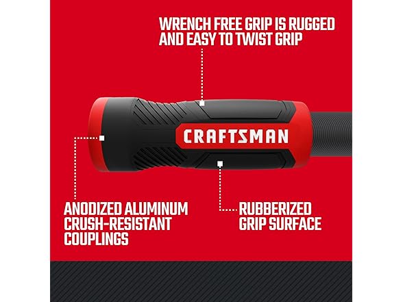 CRAFTSMAN ExoShield Heavy-Duty Fabric Hose