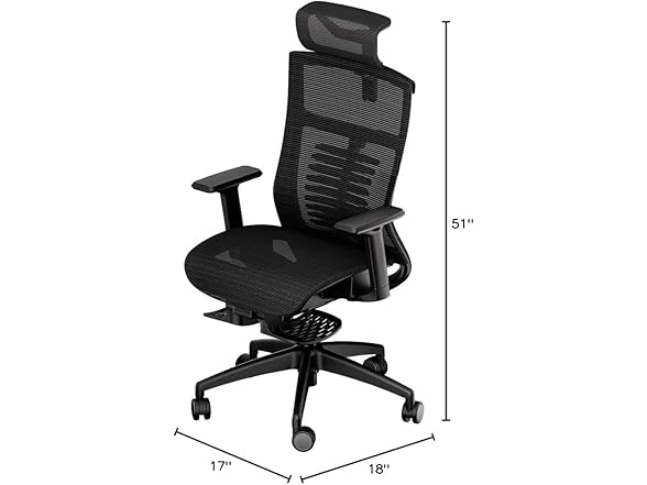 PG1 FIBONES FH101 Chair, Black