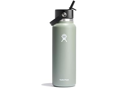 $19.99, Was $49.95, 59% Off! Hydro Flask Wide Flex Straw Cap, 40 oz, Agave dealfomo