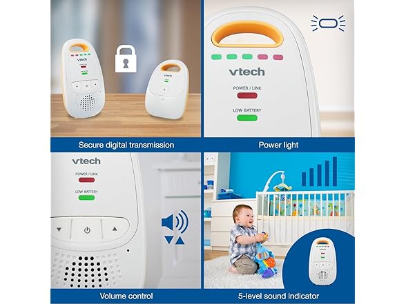VTech Upgraded Audio Baby Monitor