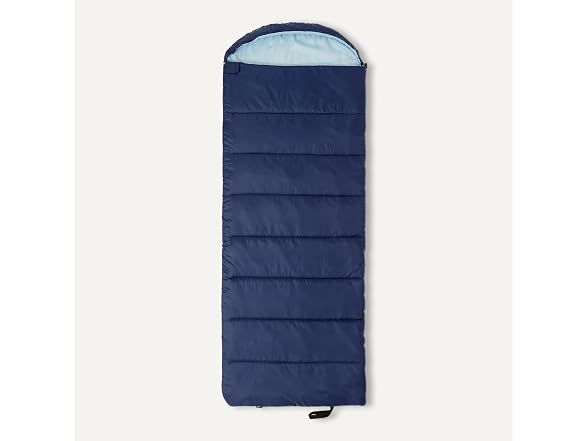 Amazon Basics 50F Warm Weather Bag - Navy Blue