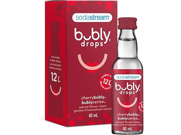 SodaStream Cherry Bubly Drops, 40ml